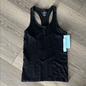 Antonio Melani Active Reflect Racerback Tank NWT Black Medium